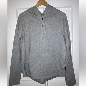 Patagonia Ahnya Organic Cotton Pullover Hoodie Gray Women’s Size M